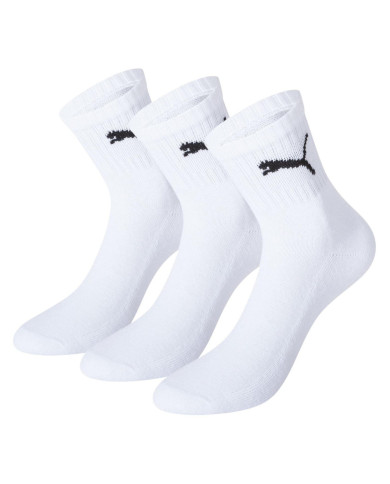 Skarpetki męskie Puma SHORT CREW 3P UNISEX 90611004 Białe - Sklep online Mastersport