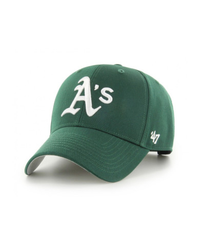 Czapka 47 Brand MLB Oakland Athletics Raised Basic 47 MVP B-RAC18CTP-DG Zielona - Sklep online Mastersport