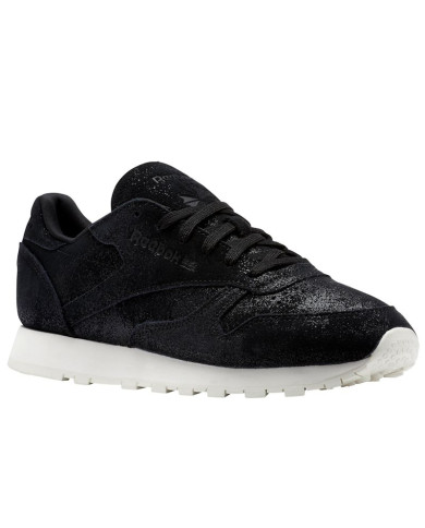 Buty damskie Reebok CL LTHR SHIMMER BS9856 Czarne - Sklep online Mastersport