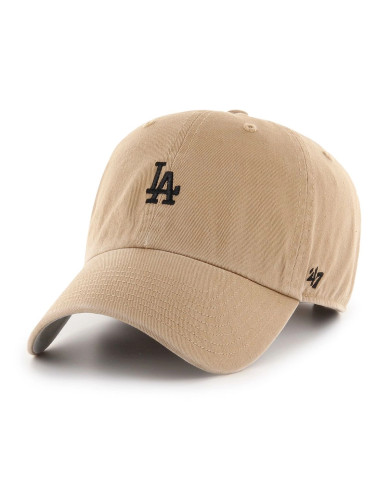 Czapka 47 Brand MLB Los Angeles Dodgers BASE RUNNER BSRNR12GWS-KHB Beżowa - Sklep online Mastersport