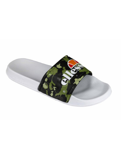Klapki damskie Ellesse SLIDE DUKE CAMO GREEN EL01W70401-06 Białe - Sklep online Mastersport