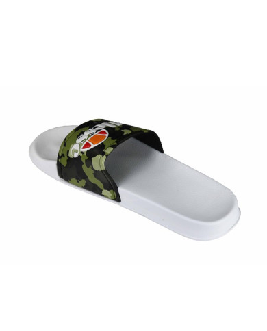 Klapki damskie Ellesse SLIDE DUKE CAMO GREEN EL01W70401-06 Białe - Sklep online Mastersport