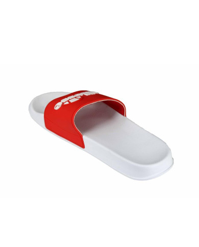 Klapki damskie Ellesse SLIDE ERIC RED WHITE EL01W70403-07 Białe - Sklep online Mastersport