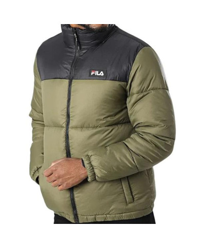 Kurtka męska Fila SOLLER PUFF JKT FAM040463046 Zielona - Sklep online Mastersport
