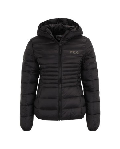 Kurtka damska Fila SQUILLE HOODED LIGHTWEIGHT JKT FAW036280010 Czarna - Sklep online Mastersport