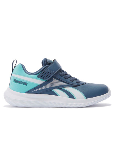 Buty dziecięce Reebok RUSH RUNNER SYN ELASTIC LACE & TOP STRAP 100209195 Niebieskie - Sklep online Mastersport