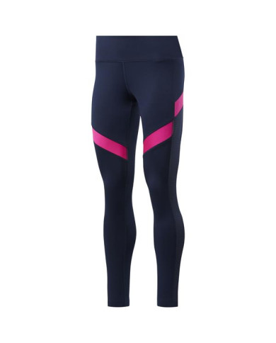 Spodnie damskie Reebok WOR MESH TIGHT FU2349 Niebieskie - Sklep online Mastersport