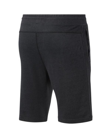 Szorty męskie Reebok TE MELANGE SHORT FU3233 Czarne - Sklep online Mastersport