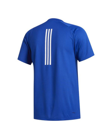 Koszulka męska adidas Performance FL_SPR Z FT 3ST GC8345 Niebieska - Sklep online Mastersport