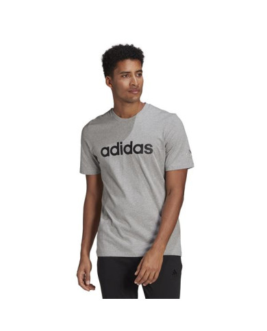 Koszulka męska adidas Performance M LIN SJ T GL0060 Szara - Sklep online Mastersport