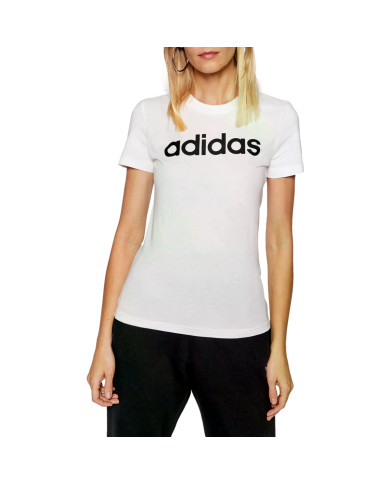 Koszulka damska adidas Performance W LIN TEE GL0768 Biała - Sklep online Mastersport