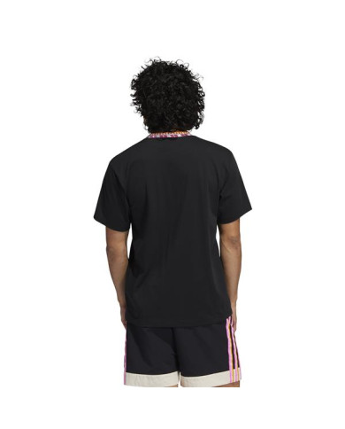 Koszulka męska adidas Originals RIB DETAIL SS T GN5627 Czarna - Sklep online Mastersport