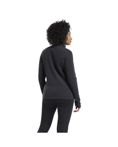 Bluza damska Reebok OW FLC Q ZIP GR8960 Czarna - Sklep online Mastersport