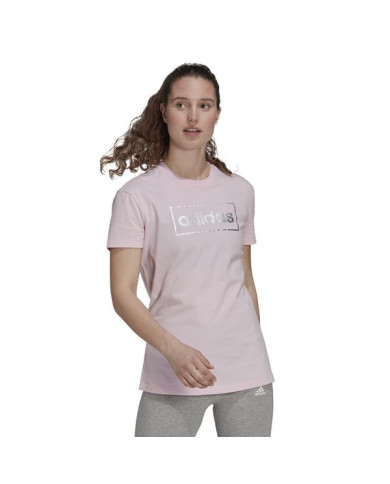 Koszulka damska adidas Performance W FL BX G TEE GS4151 Różowa - Sklep online Mastersport
