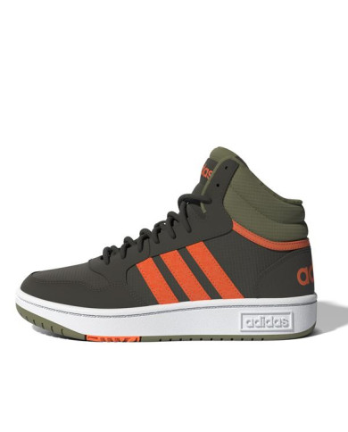 Buty dziecięce adidas Core HOOPS MID 3.0 K GW4486 Zielone - Sklep online Mastersport