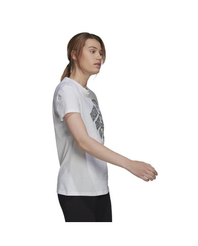 Koszulka damska adidas Performance W VRTCL ZBR G T H14695 Biała - Sklep online Mastersport