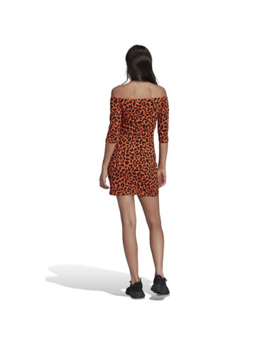 Sukienka damska adidas Originals DRESS HC4466 Pomarańczowa - Sklep online Mastersport