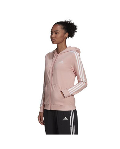 Bluza damska adidas Performance W 3S SJ FZ HD HC9251 Różowa - Sklep online Mastersport
