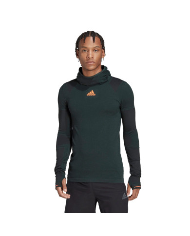 Bluza męska adidas Performance X-CITY LONGSLEE HL3934 Zielona - Sklep online Mastersport