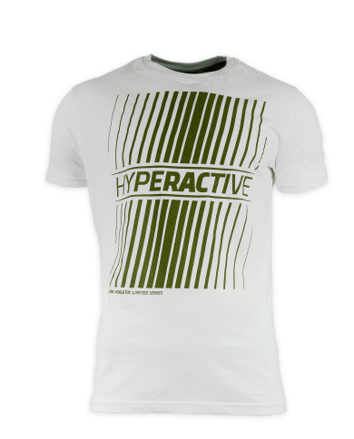 Koszulka męska Monotox HYPERLINES 2019 WHITE HYPERLINES19WHITE Biała - Sklep online Mastersport