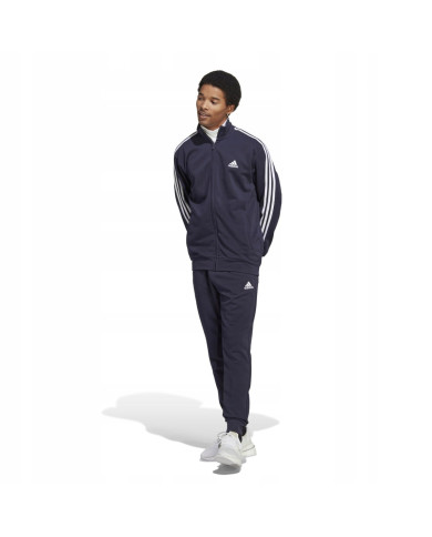 Dres męski adidas Performance M 3S FT TT TS IC6765 Niebiesky - Sklep online Mastersport