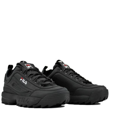 Buty męskie Fila DISRUPTOR LOW 101026212V Czarne - Sklep online Mastersport