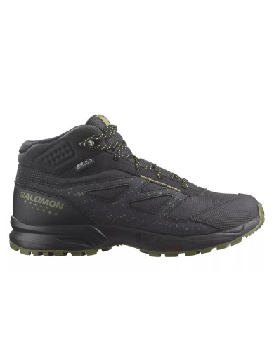 Buty dziecięce Salomon OUTWAY MID CS WP JR L47283500 Czarne - Sklep online Mastersport