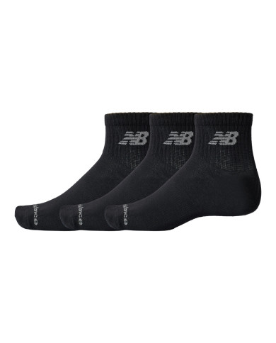 Skarpetki męskie New Balance PERFORMANCE BASIC ANKLE 3PACK LAS51413BK Czarne - Sklep online Mastersport