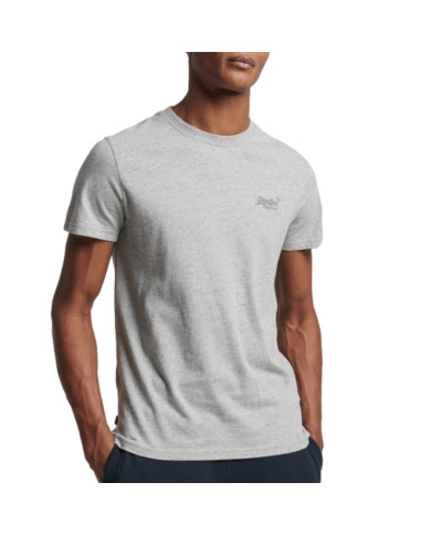 Koszulka męska Superdry VINTAGE LOGO EMB TEE M1011245AB3D Szara - Sklep online Mastersport