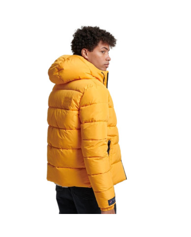 Kurtka męska Superdry HOODED SPORTS PUFFR JACKET M5011827A1LE Żółta - Sklep online Mastersport