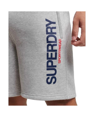 Szorty męskie Superdry CODE SPORTSWEAR LOOSE SHORT M7110392AJAR Szare - Sklep online Mastersport