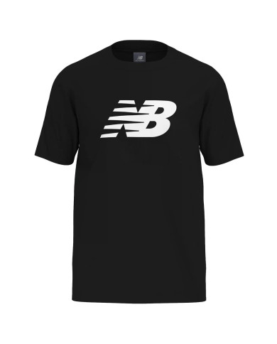 Koszulka męska New Balance SPORT JERSEY LOGO T-SHIRT BK MT43906BK Czarna - Sklep online Mastersport