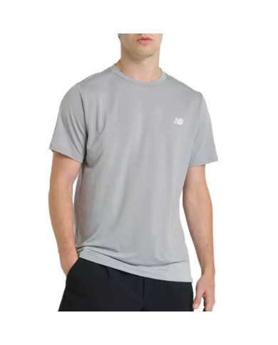 Koszulka męska New Balance SPORT SHORT SLEEVE T-SHIRT MT51801YST Szara - Sklep online Mastersport