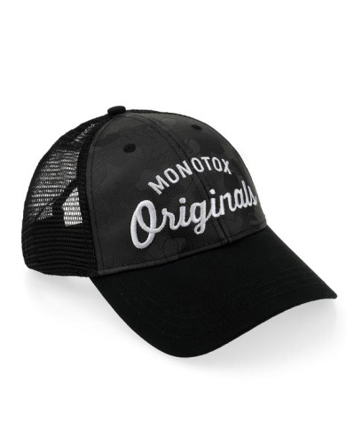 Czapka Monotox CAMO MESH ORIGINALS MX20989 Czarna - Sklep online Mastersport
