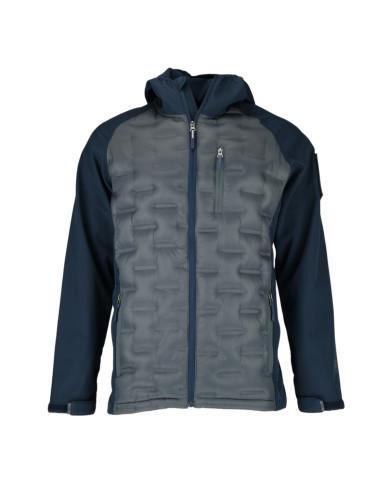 Kurtka męska Monotox HYBRIDO GRAPHITE BLACK / NAVY MX23104 Niebieska - Sklep online Mastersport