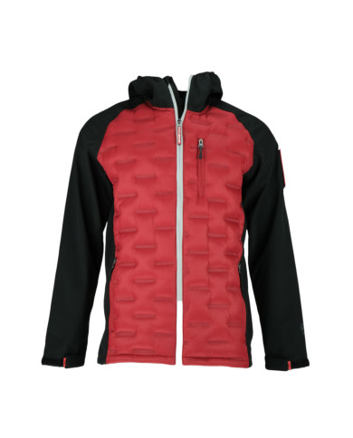 Kurtka męska Monotox HYBRIDO RED / BLACK / LIGHT MX23107 Wielokolorowa - Sklep online Mastersport