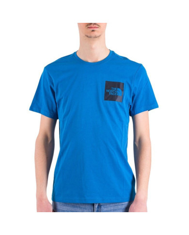 Koszulka męska The North Face M S/S FINE TEE NF00CEQ5M19 Niebieska - Sklep online Mastersport