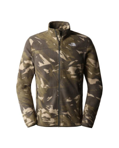 Bluza męska The North Face M 100 GLACIER FZ NF0A5IHQ94Y Zielona - Sklep online Mastersport