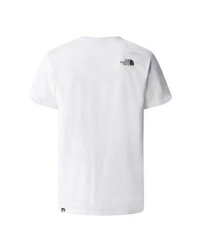 Koszulka męska The North Face M S/S SIMPLE DOME TEE NF0A87NGFN4 Biała - Sklep online Mastersport