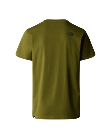 Koszulka męska The North Face M S/S SIMPLE DOME TEE NF0A87NGPIB Zielona - Sklep online Mastersport
