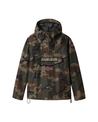 Kurtka męska Napapijri RAINFOREST S PRINT 3 NP0A4G7BF841 Zielona - Sklep online Mastersport