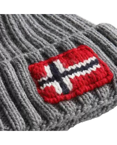 Czapka Napapijri SEMIURY 5 NP0A4GKB160 Szara - Sklep online Mastersport