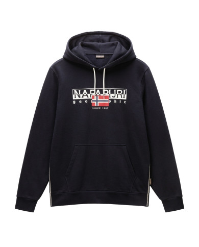 Bluza męska Napapijri B-AYLMER H WINT NP0A4I1D041 Czarna - Sklep online Mastersport