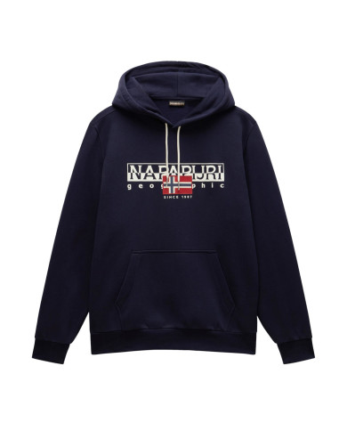 Bluza męska Napapijri B-AYLMER H WINT NP0A4I1D176 Niebieska - Sklep online Mastersport