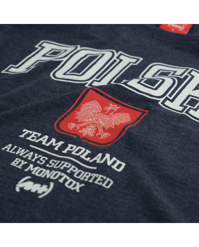 Koszulka damska Monotox POLSKA COLLEGE W NAVY M POLSKACOL20WNAVY Niebieska - Sklep online Mastersport