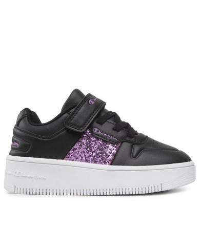 Buty dziecięce Champion REBOUND PLATFORM SPARKLE G PS S32612KK001 Czarne - Sklep online Mastersport