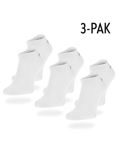 Skarpetki męskie Monotox NO SHOW SOCK WHITE 3PACK SKS20PKW Białe - Sklep online Mastersport