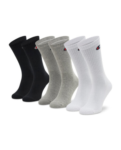 Skarpetki męskie Champion 3PK CREW SOCKS U24558EM006 Szare - Sklep online Mastersport