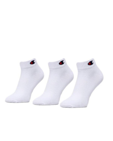 Skarpetki męskie Champion 3 PACK QUARTER SOCKS U24559WW001 Białe - Sklep online Mastersport