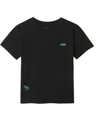 Koszulka damska Vans WM FABIANA BOXY TEE VN0A53LYBLK1 Czarna - Sklep online Mastersport
